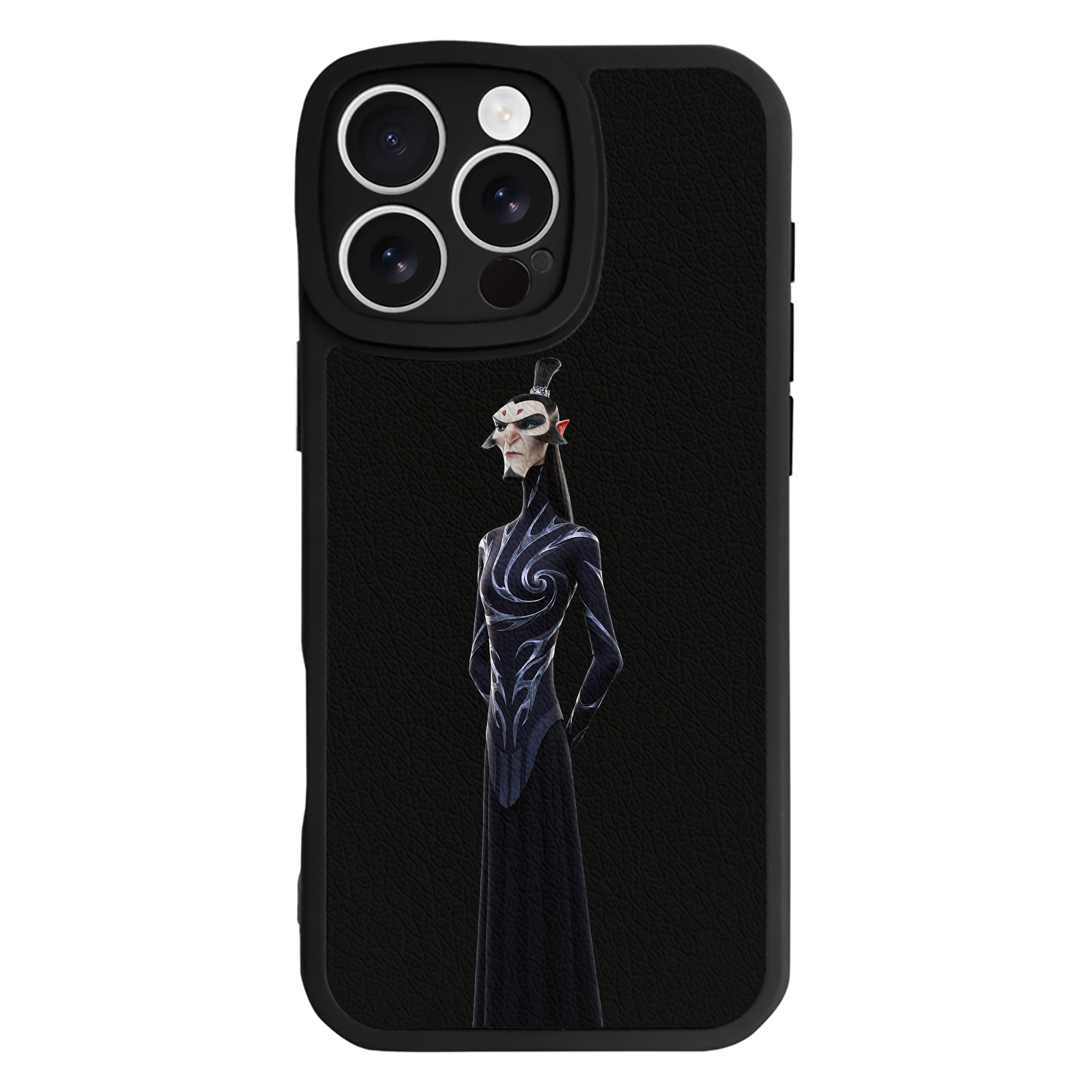 （画像用） Ne Zha 2 ナタ 魔童の大暴れ 【iPhone 16シリーズ対応】シリコンスマホケース（レザー調） 材質：シリコン